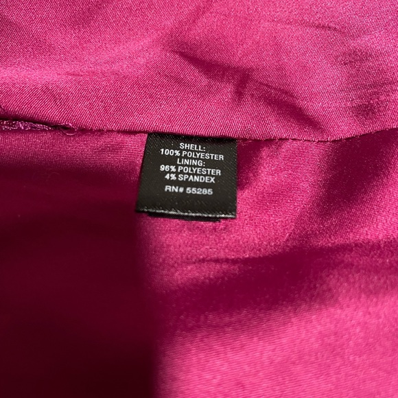 Express Fuchsia Strapless mini Dress size 0 - Picture 16 of 16